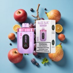 Bull Szőlő és Málna Razz Bar 50K Puffs Eldobható E-cigaretta 50000 Puffs és 2% Nikotin