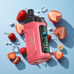 Eper-Cseresznye Jég Razz Bar 45000 Puffs Eldobható Vape Állítható Légáramlással és Type-C Töltéssel