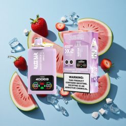 Eper-Görögdinnye-Szőlő Jég Razz Bar Eldobható Vape 40000 Puffs Power Screen Display