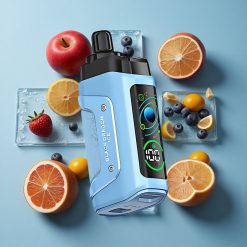 Fekete Sárkány Jég Razz Bar 45000 Puffs Eldobható Vape Állítható Légáramlással