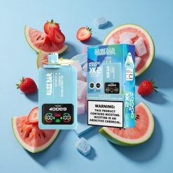 Kék Málna Jég-Eper Görögdinnye Buborék Rágy Razz Bar 40000 Puffs