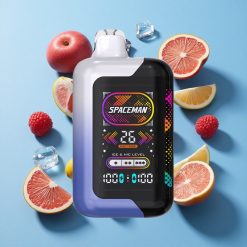 Kék Málna Jég SMOK SPACEMAN SP40000 Eldobható E-cigaretta 40000 Szippantás 20ml E-liquid